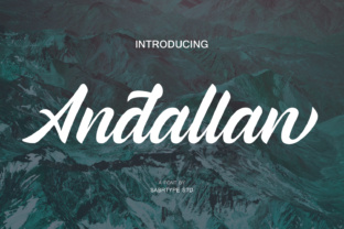 Andallan Font Review: A Handlettered Script for Editorial Design