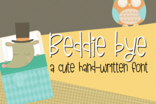 Beddie Bye Typeface: A Playful Script Font for Authentic Brands