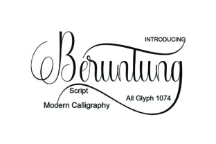 Beruntung Font: A Craft-Lover's Script with Endless Charm