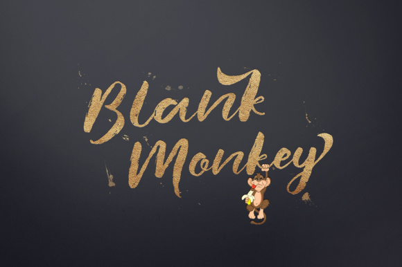 Blank Monkey: A Handwritten Typeface Built for Digital Design