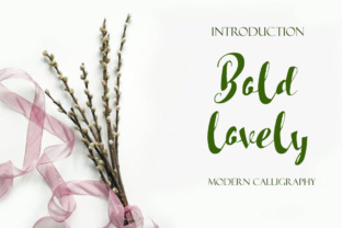 Bold Lovely Font: Testing a Calligraphy Typeface for Branding
