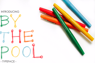 By the Pool: A Playful Font for Editorial Charm