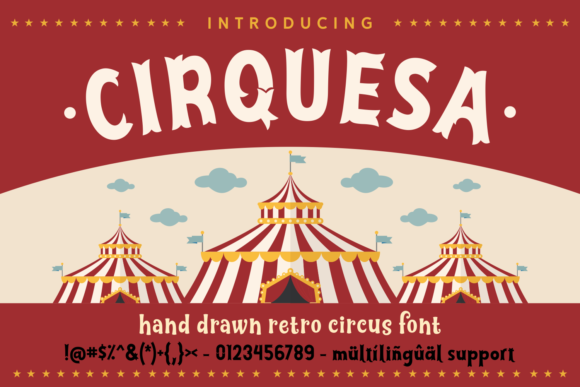 Cirquesa: A Display Font with Circus Soul and Editorial Appeal