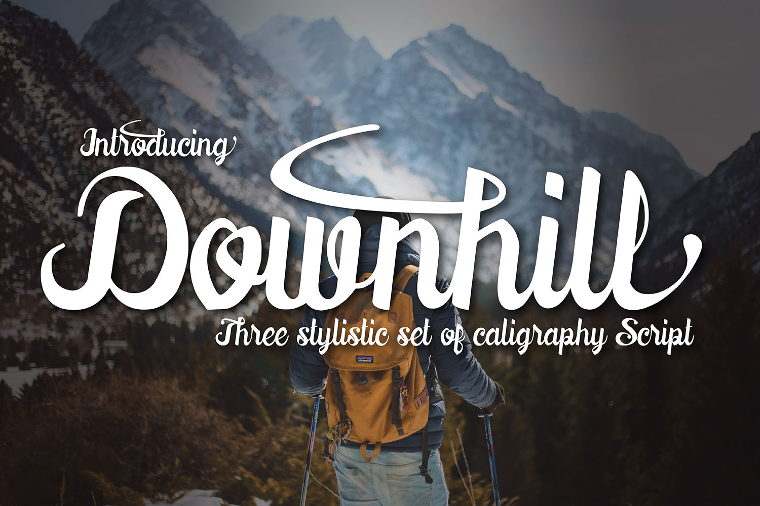 Downhill Is the Painterly Script Font That Brings Campaigns to Life