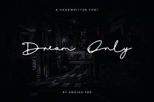 Dream Only Font Brings Handcrafted Charm to Your Product Line