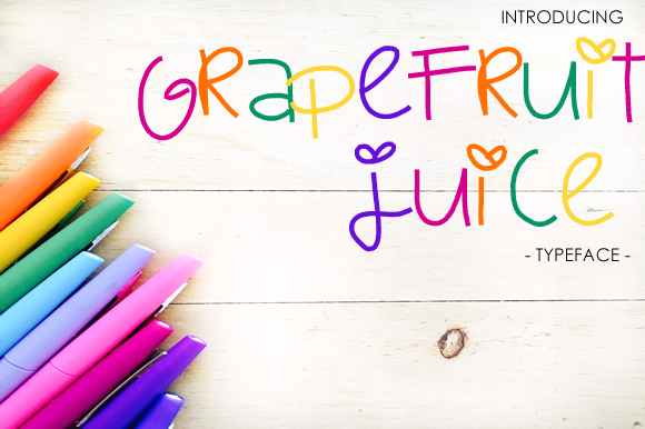 Grapefruit Juice Font Review for Campaign Design