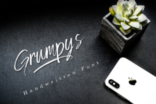 Grumpys: A Handwritten Script Font With Editorial Sass
