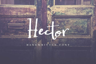 Hector: A Whimsical Handwritten Font for Handmade Sellers