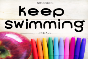 Keep Swimming: A Bold Display Font for Editorial Projects