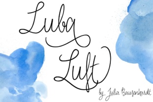 Luba Luft: A Script Font That Transforms Small Business Branding