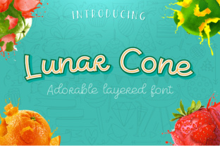 Lunar Cone Font Review: A Cutesy Display Typeface for Campaign Design