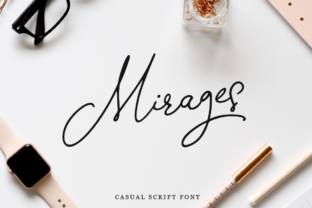 Mirages: A Script Font That Strengthens Campaign Visuals