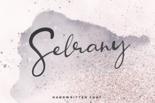 Selrany Font: A Calligraphy Typeface for Digital Branding