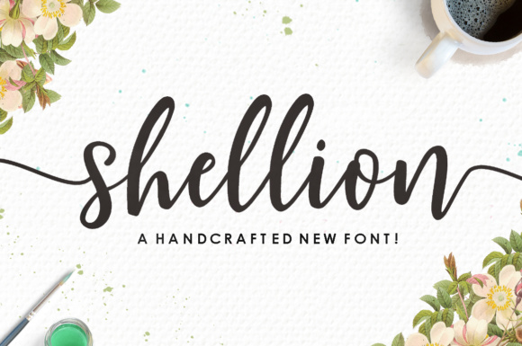 Shellion: A Script Font That Brings Irregular Charm to Branding