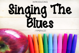 Singing the Blues: A Handwritten Font That Brings Charm to Your Craft Projects