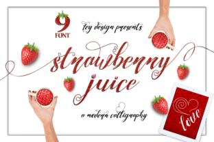 Strawberry Font Brings Romantic Elegance to Campaign Visuals