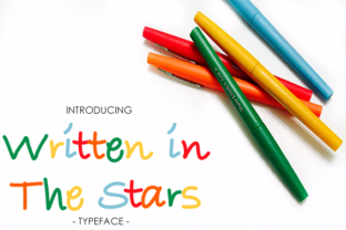Written in the Stars: A Handwritten Font with Editorial Charm