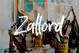Zallord: An Edgy Brush Font for Modern Web Design